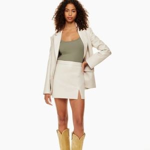 Wilfred Cream Mini Skirt